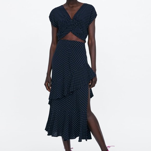 Zara cropped dot top - Picture 3 of 6